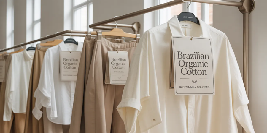 Do campo brasileiro às vitrines europeias: o algodão nacional pode ser protagonista da nova fase da moda de exportação.