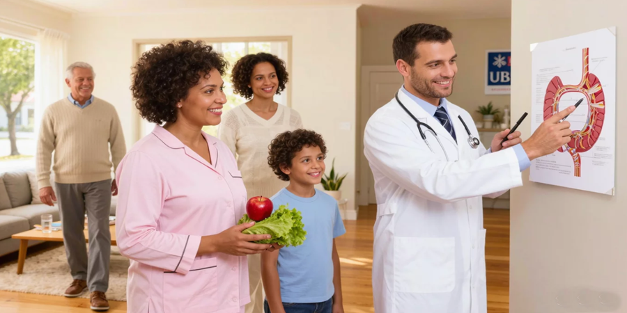 “Pequenas mudanças no dia a dia, como mais fibras e menos carne processada, podem evitar metade dos casos de câncer de intestino no Brasil.”